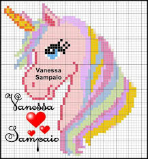 Pastel Unicorn W Flowing Mane Unicorn Cross Stitch Pattern Disney Cross Stitch Cross Stitch Charts