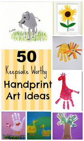 Exploring Creating And Discovering Is How We Learn Focusing On Creative Learning Activities For Kids Handprint Art Handprint Crafts Baby Crafts