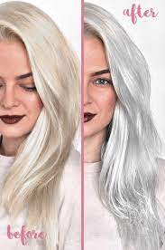Plucking out grey hairs can damage the follicle, and then sometimes your hair just won't grow back those pigments look either yellow or orange, depending on your shade of grey. Do You Want To Know How To Get Yellow Out Of Gray Hair