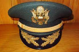 Us Army Officer Field Grade Military Green Service Dress Hat Etsy Army Officer Military Green Us Army