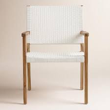 Then, add some cozy vibes by hanging lights over the corner patio chair. Wood Sirmione Outdoor Dining Chair Set Of 2 Outdoor Dining Chairs World Market Dining Chairs Luxury Dining Chair