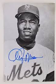 CLEON JONES New York Mets White Sox Autographed Signed 3x5 Postcard 16F