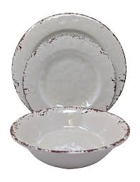 Black And White Melamine Dinnerware Sets Gianna S Home 12 Piece Rustic Farmhouse Melamine Dinnerware Set Service For 4 New Ivory Melamine Dinnerware Sets Rustic Farmhouse Melamine Dinnerware