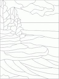 Free download & print free kids christmas coloring pages: Free Scenic Patterns For Stained Glass Coloring Home