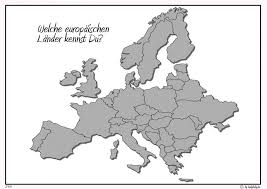 (karte zum drucken anzeigen) findest du alle europäischen länder? Lernblatter Europakarte Leer Lernen Europa Karten
