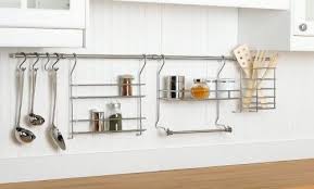 Wall Organizers For Small Kitchen Kitchen Organization Kitchen Rails Eclectic Kitchen