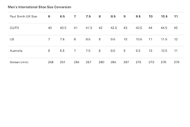 38 Faithful Baby Shoe Size Chart Korean