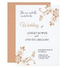 Simple Floral White Wedding Invite Weddinginvitations Wedding Invitations Party Floral Wedding Invitations Simple Wedding Invitations Floral Invitation