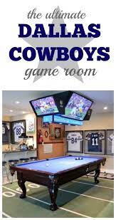 The Ultimate Game Room Or Man Cave For The Biggest Dallas Cowboys Fan There Is Essential Items To Create Your Dallas Cowboys Style Cowboy Room Dallas Cowboys