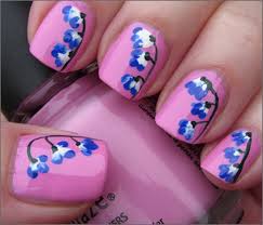 We have a coffee cup and ribbon accent, cotton candy textures. 30 Cute Pink Nail Art Design Tutorials With Pictures