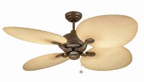 Fantasia Ceiling Fan 52in Palm Chocolate Brown With Colonial Sytle Palm Blades