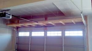 After installing the first one at 48 deep, i realized that was deeper than i wanted, so i made the second o. Garage Overhead Mightyshelves Alternative Hardware Methods Diy Overhead Garage Storage Garage Storage Solutions Overhead Garage