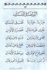 معلم القراءة arabic language language poetry