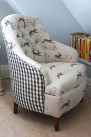 For Sale Lovely Bedroom Chair Upholstered In Emily Bond S Rabbit Hare Linen Please Visi Upholstered Chairs Fabric Upholstered Chairs Furniture Upholstery