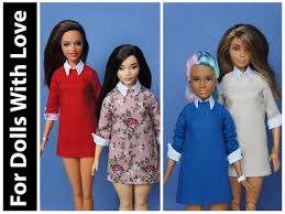 Um dir selbst die ewigen ausflüge in den spielwarenladen zu. Pdf Doll Clothes Pattern A Line Dress For Barbie Made To Etsy