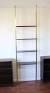 Tension Pole Room Divider Shelves