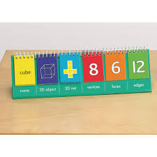 2d 3d Geometric Shape Flip Chart Pupil Size Pack 10