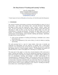 Check spelling or type a new query. Pdf The Many Facets Of Teaching And Learning In Malay Imran Ho Academia Edu