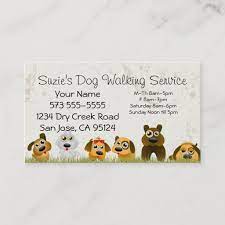 Dog Walking Service Business Card Zazzle Com Dog Walking Services Dog Walking Dog Walking Business Cards