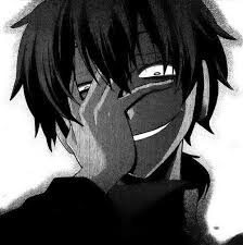 Black And White Anime Boy Icons What Do I Do In 2020 Yandere Anime Evil Anime Anime Smile