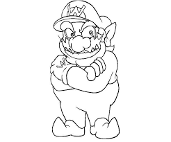 You can download free printable wario coloring pages at coloringonly.com. Wario Standing Coloring Page Free Printable Coloring Pages For Kids