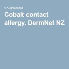 Cobalt Contact Allergy Dermnet Nz Allergies Nickel Allergy Treatment Allergy Treatment