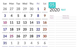 May 2020 Calendar With Holidays Australia In 2020 Holiday Calendar Holiday Calendar Printable Holiday Dates