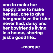 Giving back is as good for you as it is for those you are helping, because giving gives you purpose. One To Make Her Happy One To Make Her Sad One To Give Her Good Love