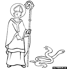 Saint patrick's day coloring pages. St Patricks Day Online Coloring Pages
