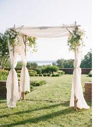 Similar Awning Though With Different Flowers Flexible On Making Something Less Expensive Wedding Chuppah Chuppah Wedding Arch