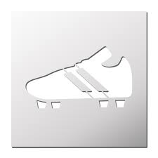 Pochoir Chaussure De Foot Chaussure De Foot Pochoir Deco Foot