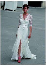 Elegant Wedding Dress Older Bride Casual Wedding Dress For Second Marriage Cas In 2021 Wedding Dresses Second Marriage 2nd Wedding Dresses Wedding Dress Over 40