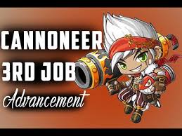 Orders the cannoneer's reliable assistants to summon three cannons and mercilessly roast enemies ahead of you. Maplestory Cannoneer Third Job Development Your Second Job