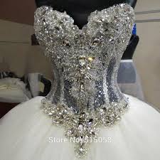 Online Buy Wholesale Bling Corset Wedding Dresses From China Bling Corset Wedding Dresses Wholes Ball Gown Wedding Dress Wedding Dresses Corset Wedding Dresses