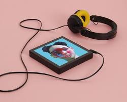 Imagem de digital music player screen showing an EP