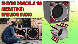 Ukuran box subwoofer planar 12inch dengan model mirip brewog audio, untuk material menggunakan ketebalan 15 mm tinggi = 40,5 cm. Skema Box Dracula 118 Megatron Brewog Audio Youtube