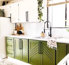 green kitchen cabinets, green kitchen