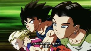 Also i make a version for android 17 from dragon ball super. Goku Android 17 And Android 18 Dragon Ball Artwork Dragon Ball Super Goku Dragon Ball Wallpapers