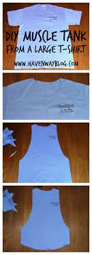 Diy Muscle Tank From A Large T Shirt Haven Way Zumba Shirts Ideas Of Zumba Shirt Zumbashirts Diy Muscle Ta Diy Workout Shirt T Shirt Diy Diy Clothes