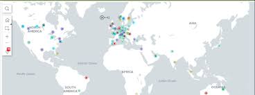 geo data visualization map charts zoho analytics on premise