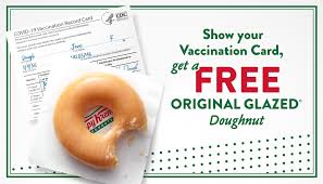 In celebration of krispy kreme's 84th birthday, the brand is giving you the chance to buy one dozen of their iconic doughnuts and get another for just $1 that includes a special birthday doughnut. Krispy Kreme Giving Free Doughnuts To Everyone Who Shows Covid 19 Vaccination Card All Year Long Business Wire