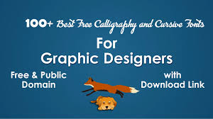Best of all, they're free, so you can download and try them all before picking your favorite. 100 Best Public Domain Free Calligraphy Script Cursive Fonts List For Graphic Designers