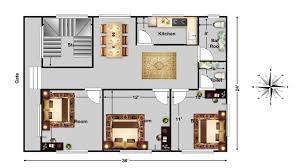 You can get our design floor plans at (samhouseplans.com) don't forget to subscribe. 24 X 36 Floor Plan West Facing 3 Bed Rooms Youtube