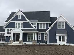 Champion siding systems offer a wide selection of colors and styles to give your home's exterior the exact look you want. Love The Colors House Exterior Blue Gray House Exterior Grey Exterior House Colors