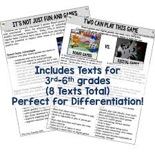 Video Vs Board Games Print Or Digital Paired Text Passages Distance Learning Paired Texts Kids Entertainment Digital