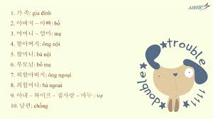 Thần thoại, yêu (kết hôn và ly dị). Bá» Tá»« Vá»±ng Tiáº¿ng Han Vá» Gia Ä'inh Va Cac Cach XÆ°ng Ho