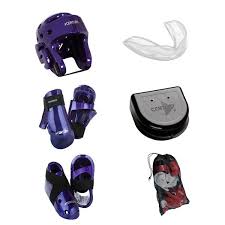 Purple Century Sparring Gear Set With Bag