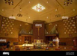Interior Of Trinity Chapel At 885 Centre Street In Boston College Law School Newton Campus In City Of Newton Massachusetts Ma Usa Stock Photo Alamy