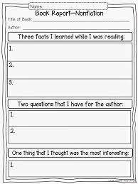 Book Report Template 4th Grade 4 Professional Templates Book Report 2nd Grade Books Reading Classroom