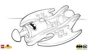 Lego Duplo Batwing Coloring Page Lego Duplo Duplo Toddler Preschool
